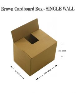 12″ x 9″ x 3″ 305mm x 229mm x 76mm Single Wall Boxes