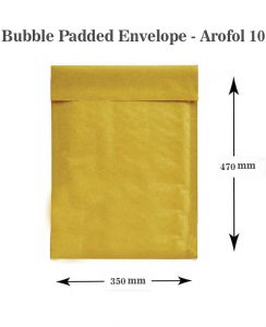 A7 Size 10 350mm x 470mm Bubble Padded Envelopes