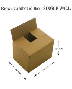 18″ x 12″ x 12″ 457mm x 305mm x 305mm Single Wall Cardboard Boxes