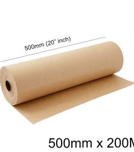 Brown Kraft Paper Packing Wrapping Paper Rolls for Packaging – 500x200M – 90 GSM Thick