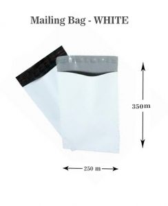 10 x 14″ inch White Mailing Bags