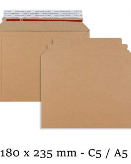 Capacity Book Mailer (F-Flute) Premium Corrugated Board – C5 A5/180×235 mm