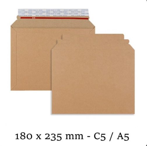 Capacity Book Mailer (F-Flute) Premium Corrugated Board – C5 A5/180×235 mm