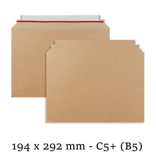 Capacity Book Mailer (E-Flute) Premium Corrugated Board C5+(B5) - 194x292 mm