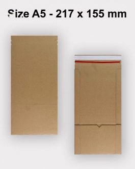 Book Wrap Cardboard Boxes E-Flute Mailer For A5 – 217 x 155 x 60 mm