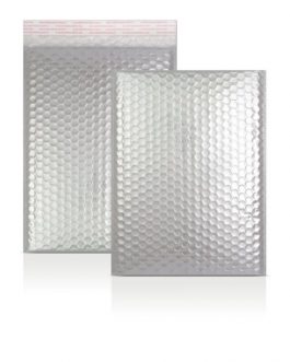 Silver Metallic Strong Seal Bubble Envelopes – 324 x 230 mm