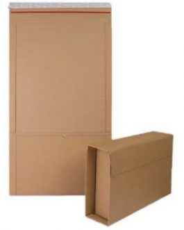 Book Wrap Cardboard Boxes E-Flute Mailer For A4+ – 325 x 250 x 80 mm