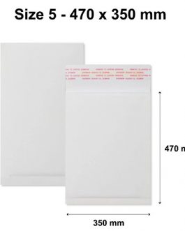 Lightweight White Corrugated Eco Friendly Envelopes – 470 x 350 mm