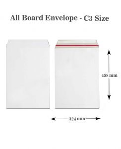 A3 White All Board 457mm x 330mm Envelopes