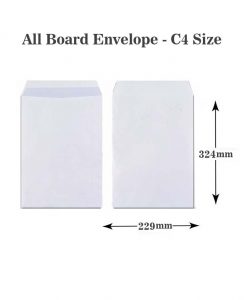 A4 White All Board 324mm x 229mm Envelopes