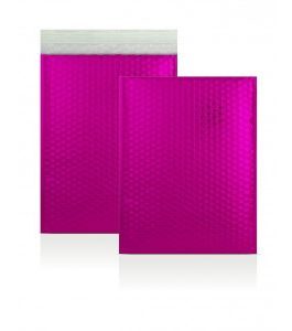 Pink Metallic Strong Seal Bubble Envelopes – 165 x 165 mm – CD