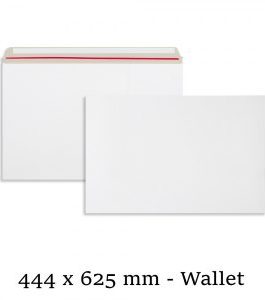 White All Board 444mm x 625mm Envelopes