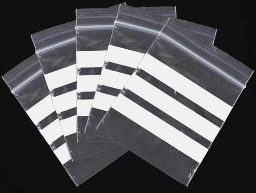 Grip Seal With Write-On-Panel Re-Sealable Transparent Bags CHEAPEST WOP