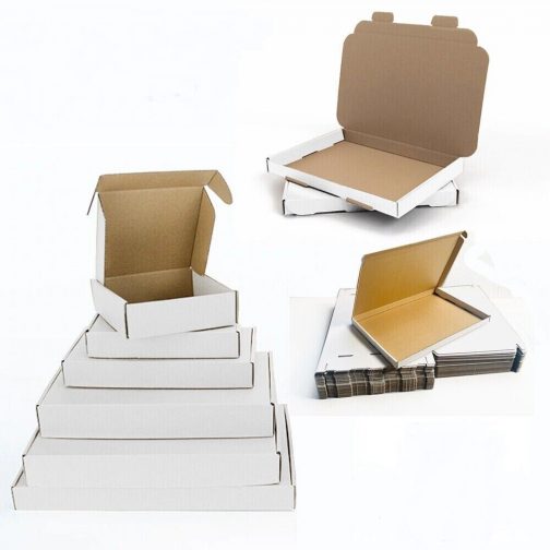 ROYAL MAIL SMALL SHIPPING CARDBOARD DIE CUT BOXES FOR PARCEL & LARGE LETTER POST