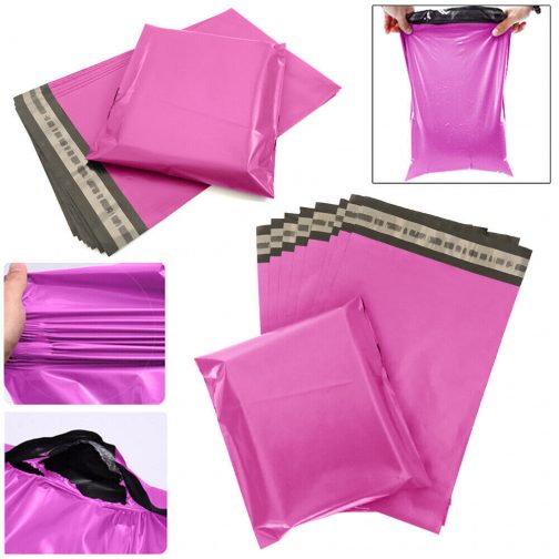 Mailing Bags Strong Parcel Postage Plastic Post Poly Extra Large Pink 12 x 16"