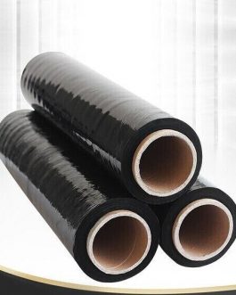 12 STRONG ROLLS BLACK PALLET STRETCH SHRINK WRAP CAST PACKING CLING FILM