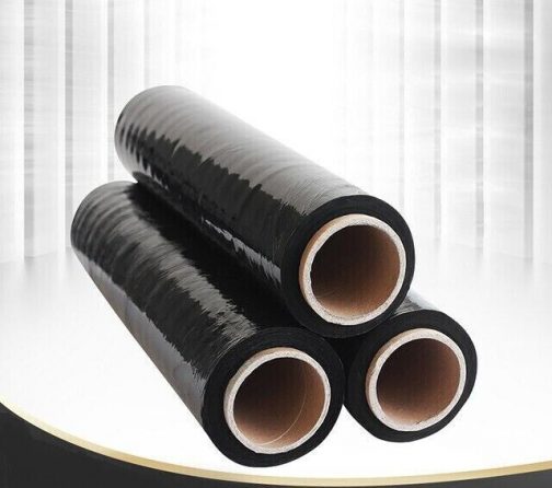 12 STRONG ROLLS BLACK PALLET STRETCH SHRINK WRAP CAST PACKING CLING FILM