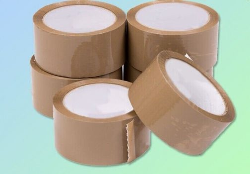 GOOD QUALITY 36 ROLLS OF BROWN TAPES 48mm x 66m 2" Parcel Pack Strong CHEAPEST