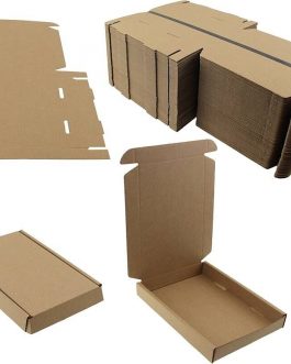 SIZE BOX ROYAL MAIL LARGE LETTER POSTAL CARDBOARD PIP 100x C6 A6 112x163x20mm