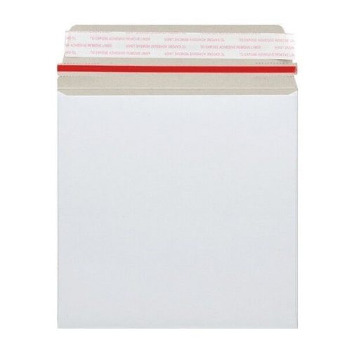 340x340mm New 12" White Board Record Mailers Envelope Royal Mail Postal