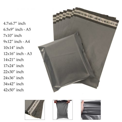 Good quality bags Grey Mailing Bags Mailers Polythene postal All Size Cheapest