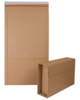 Book Wrap E-Flute Postal Cardboard 5 10 25 50 200 Box BROWN CD A5 A4 B5 Sizes