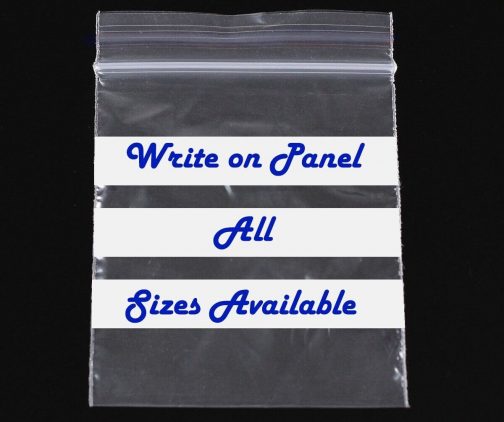 Grip Seal With Write-On-Panel Re-Sealable Transparent Bags CHEAPEST WOP - Image 3