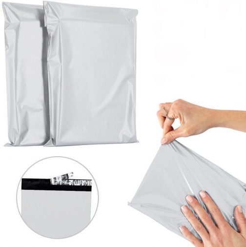 ALL SIZES Premium Strong White Plastic Mailing Postal Poly Pack Postage Bags - Image 3