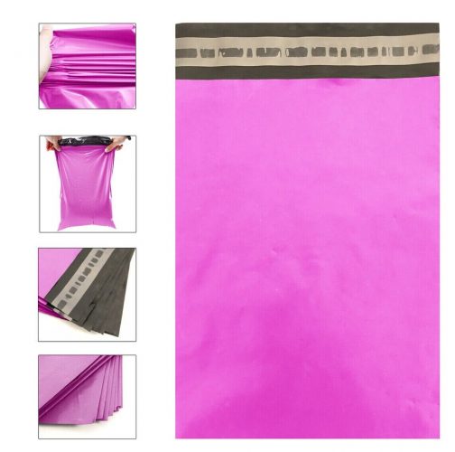 Mailing Bags Strong Parcel Postage Plastic Post Poly Extra Large Pink 12 x 16" - Image 3