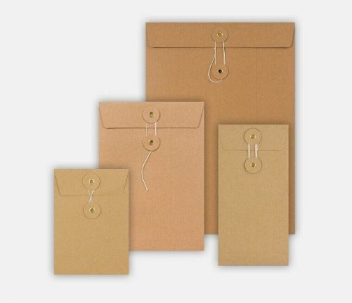 Quality All Size String & Washer Envelopes Button & Tie Manilla - Image 3