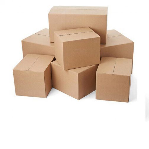 Single Wall Brown Corrugated Cardboard Postal Mailing Boxes 7x5x5 Inches - Image 2