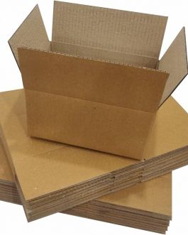 Single Wall Brown Corrugated Cardboard Postal Mailing Box Cheap 9x6x6 Inches