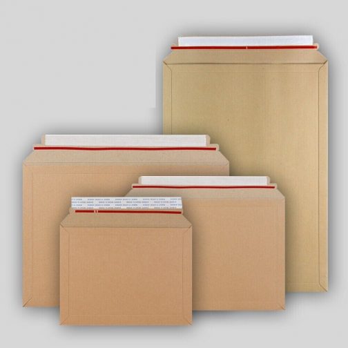 CAPACITY BOOK MAILER - ALL BOARD PEEL SEAL MAILER Strong Sturdy C3 C4 C5 SIZES