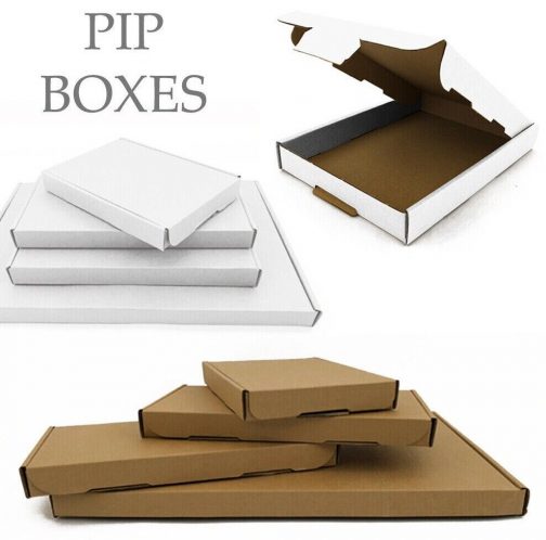 New STRONG MAILING BOXES LARGE LETTER PIP CARDBOARD POSTAL BOXES C7 C6 C5 C4 DL