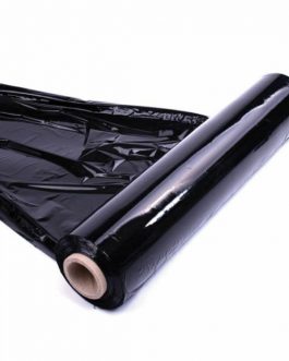 400mm Pallet 2 4 6 18 30 Rolls Black Stretch Shrink 17 Micron Wrap Cast