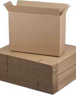 Single Wall Brown Corrugated Cardboard Postal Mailing Boxes Cheap 12x9x4 Inches