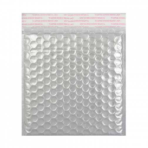 Metallic Bubble Envelopes Padded Mailer All Size SILVER Bags