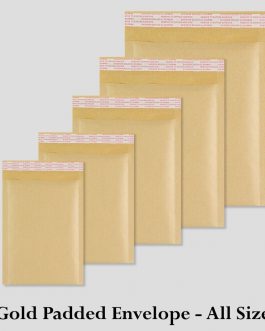 5 10 25 50 100 500 Envelopes Best Quality All Sizes Gold Padded Bubble