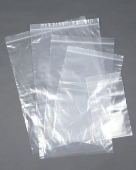 Polythene GripSeal bags Resealable Clear ZIP LOCK SIZES IN INCHES all Sizes