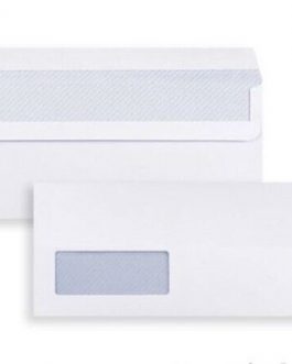 90gsm White Self Seal Plain & Window Envelopes DL High Quality