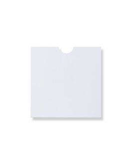125×125 White All Board Square Open Top Plain 300gsm Wove Envelopes