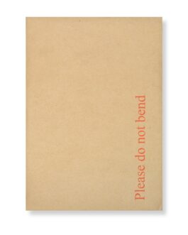 238 x 163mm Manilla Board Back Envelopes – Please Do Not Bend