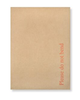 254 x 178mm Manilla Board Back Envelopes – Please Do Not Bend