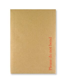 266 x 186mm Manilla Board Back Envelopes – Please Do Not Bend